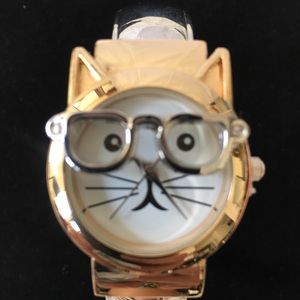 NEW! MEOW! Adorable Kitty Cat WristWatch Bracelet